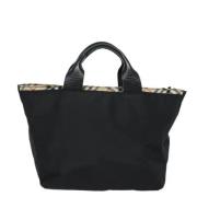 Pre-owned Fabric handbags Burberry Vintage , Black , Dames