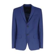 Moderne Wollen Blazer Calvin Klein , Blue , Heren