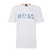 Heren Ocean T-shirt Hugo Boss , White , Heren