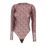 Rode Top Elisabetta Franchi , Red , Dames