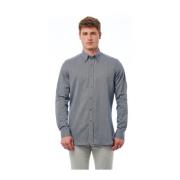 Reguliere Button Down Overhemd Bagutta , Blue , Heren