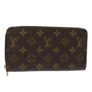 Pre-owned Canvas wallets Louis Vuitton Vintage , Brown , Dames