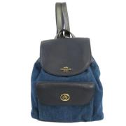 Pre-owned Denim backpacks Coach Pre-owned , Blue , Dames