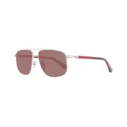 Rose Gold Aviator Zonnebril Spiegelglazen BMW , Pink , Heren