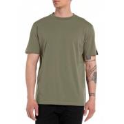 Heren Logo T-shirt Replay , Green , Heren