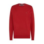 1985 Crew Neck Sweater Tommy Hilfiger , Red , Heren