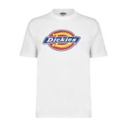 Icon Logo Heren T-shirt Dickies , White , Heren