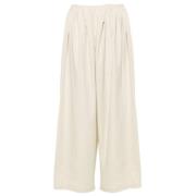 Beige Krijt Broek MM6 Maison Margiela , Beige , Dames