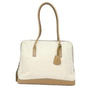 Pre-owned Fabric prada-bags Prada Vintage , White , Dames