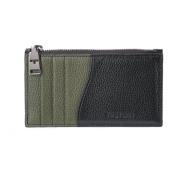 Creditcardhouder van kalfsleer Testoni , Multicolor , Unisex