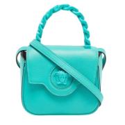 Pre-owned Leather handbags Versace Pre-owned , Green , Dames