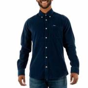 Ramsey Navy Tartan Shirt Barbour , Blue , Heren