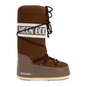 Sneeuwlaarzen Icoon Nylon Moon Boot , Brown , Heren