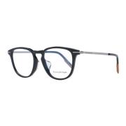 Zwarte ronde plastic optische monturen Ermenegildo Zegna , Black , Her...