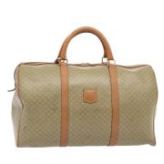 Pre-owned Canvas travel-bags Celine Vintage , Beige , Dames