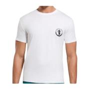 Heren T-Shirt Pupino Bikkembergs , White , Heren