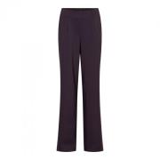 Bordeaux Slim Fit Broek &Co Woman , Purple , Dames