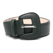 Victoria Leren Riem AGL , Green , Dames