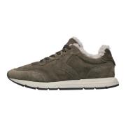 Suede sneakers Storm 015 FUR Man. Voile Blanche , Green , Heren