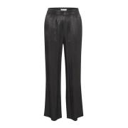 Meteorite Straight Leg Broek Karen by Simonsen , Black , Dames