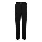 Zwarte Suiting Broek Slshirley Stijl Soaked in Luxury , Black , Dames