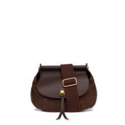 Pilar Suède Schoudertas Chocolade Gianni Chiarini , Brown , Dames