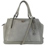 Pre-owned Leather handbags Coach Pre-owned , Gray , Dames