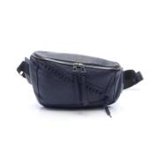 Pre-owned Leather crossbody-bags Loewe Pre-owned , Blue , Unisex