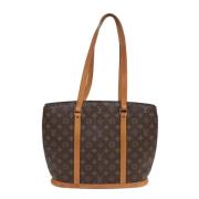 Pre-owned Canvas totes Louis Vuitton Vintage , Brown , Dames