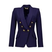 Donkerblauwe Blazers Elisabetta Franchi , Blue , Dames