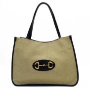 Pre-owned Canvas gucci-bags Gucci Vintage , Beige , Dames