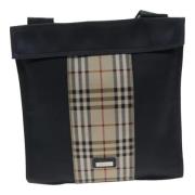 Pre-owned Fabric shoulder-bags Burberry Vintage , Black , Dames