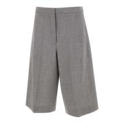 Grijze Bermuda Shorts van Wolmix Fabiana Filippi , Gray , Dames