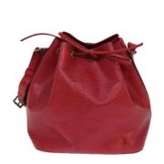 Pre-owned Leather louis-vuitton-bags Louis Vuitton Vintage , Red , Dam...