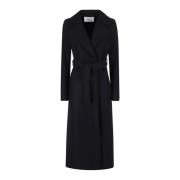 Elegant Maxi Coat Harris Wharf London , Blue , Dames