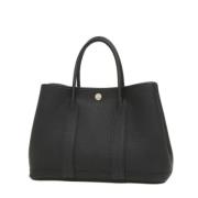 Pre-owned Leather handbags Hermès Vintage , Black , Dames