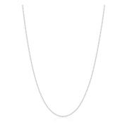 Mens Silver Cuban Link Chain in 1.2mm Nialaya , Gray , Heren