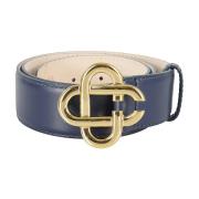 Logo Gesp Riem Casablanca , Blue , Dames