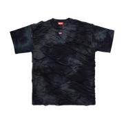 Zwarte T-Boxket T-shirt Diesel , Black , Heren