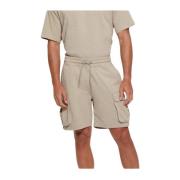 Cargo shorts - Beige, rechte pasvorm Guess , Beige , Heren