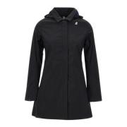 Stijlvolle regenjas voor dames K-Way , Black , Dames