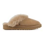 Cognac Suede Pantoffels UGG , Brown , Dames