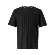 Basis T-shirt Casual Stijl Armani Exchange , Black , Heren