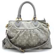 Pre-owned Fabric louis-vuitton-bags Louis Vuitton Vintage , Gray , Dam...