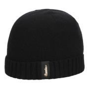 Eco Beanie in Zwart Borsalino , Black , Unisex