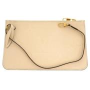 Pre-owned Leather louis-vuitton-bags Louis Vuitton Vintage , Beige , D...