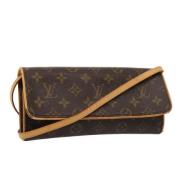 Pre-owned Canvas louis-vuitton-bags Louis Vuitton Vintage , Brown , Da...