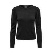 Round-neck Knitwear Jacqueline de Yong , Black , Dames