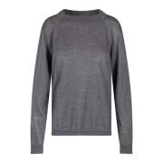 Stijlvolle Gebreide Top Liviana Conti , Gray , Dames