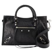 Leather handbags Balenciaga , Black , Dames